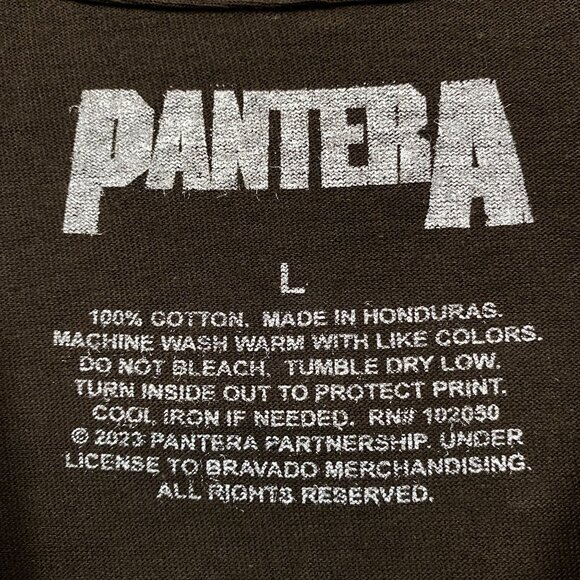 Pantera Skulls and Snakes Heavy Metal Band Tee L - Picture 4 of 4